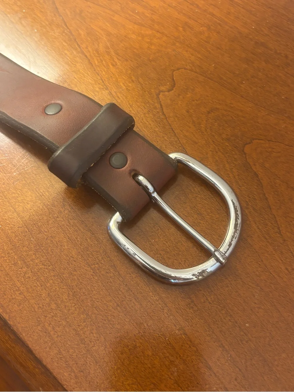 Tony Lama Brown Leather Western Belt